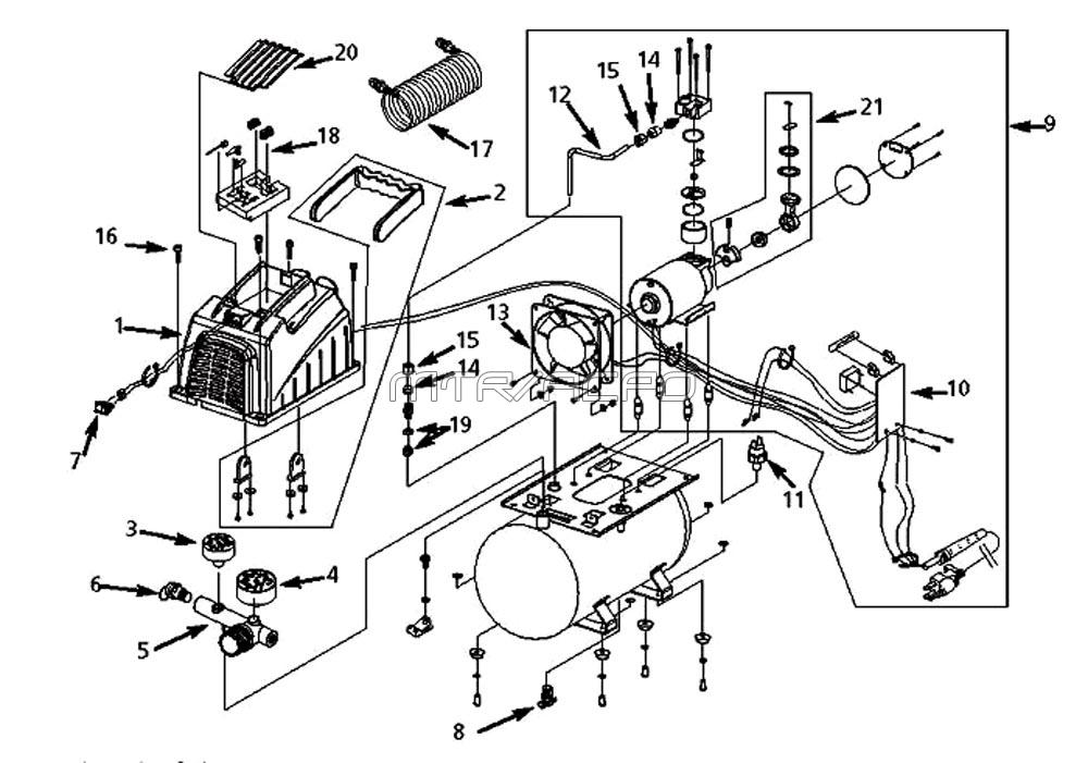 Campbell hausfeld air compressor motors